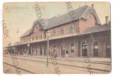 2809 - JIMBOLIA, Timis, Railway Station, Romania - old postcard - used - 1909