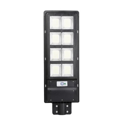 Lampa Solara Cu Panou Solar, Telecomanda, Senzor Lumina si Miscare 400W suport metalic Inclus foto