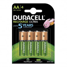 Set 4 acumulatori HR6 Duracell, tip AA, 2500 mAh, 1.2 V foto