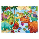 Puzzle de podea lumea dinozaurilor 35 de piese, Oem