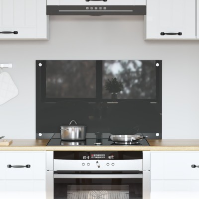 vidaXL Spate de bucătărie Gri &amp;icirc;nchis 80 x 50 x 0.6 cm 42001242 foto