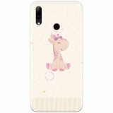 Husa silicon pentru Huawei P Smart 2019, Giraffe Cute