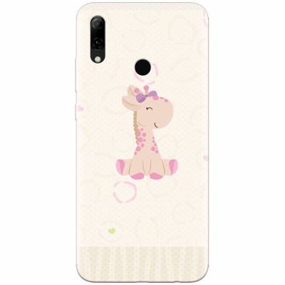 Husa silicon pentru Huawei P Smart 2019, Giraffe Cute foto