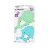 SET 2 JUCARII DENTITIE SILICON MELII MODEL DINO + RECHIN