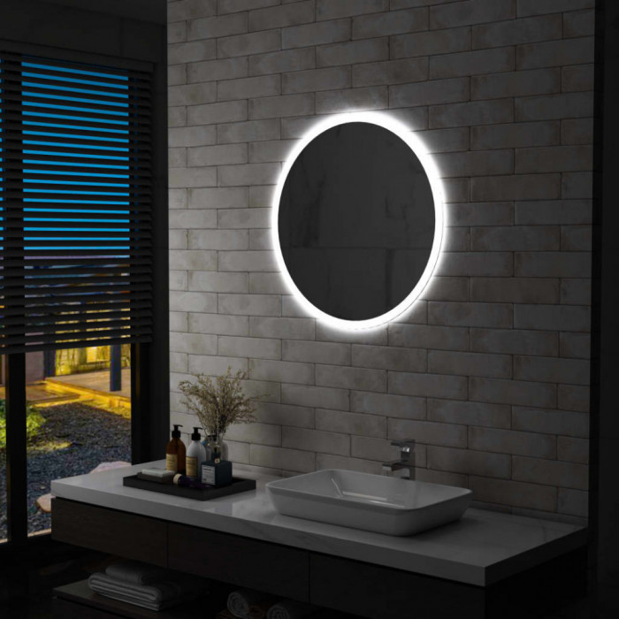 Oglinda cu LED de baie, 70 cm GartenMobel Dekor