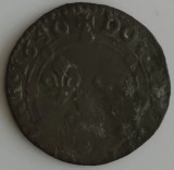 Moneda Principatul Arches-Charleville - Double Tournois 1640-Charles II Gonzaga