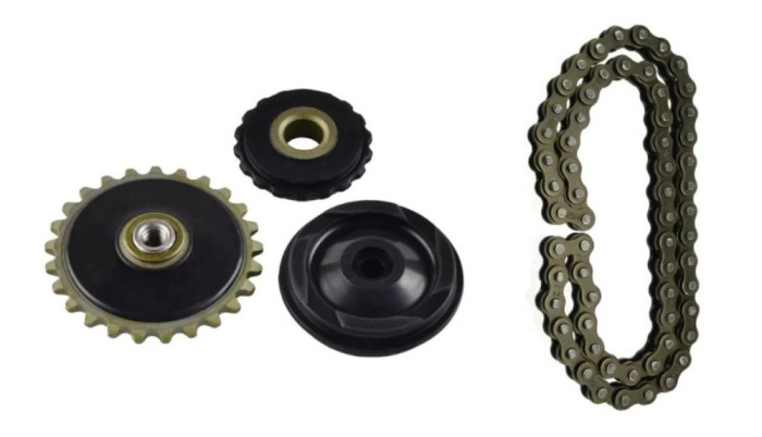 Pinione Intinzator + Lant Distributie ATV 50cc 70cc 90cc - 82 zale