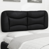 Perna pentru tablie pat, negru, 120 cm, piele artificiala GartenMobel Dekor, vidaXL