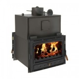 Focar de semineu tip centrala, Prity 2CW28 (tip tunel/st&acirc;nga/dreapta), 10,5 kg/h, 660 x 700 x 840