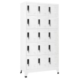 Cumpara ieftin Fiset, alb, 90x40x180 cm, otel