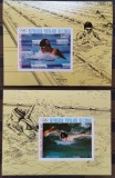 BC688, Congo 1987, 2 colite neperforate sport, natatie