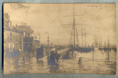 AD 670 C. P. VECHE-P.CAMUS-UN COIN DU QUAI DE..-CIRC1902-STELLA NICOLICI, BRAILA foto