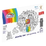Bloc desen A4,20 file,alb,80g