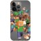 Husa compatibila cu Apple iPhone 14 Plus model Minecraft Characters, Silicon, TPU, Viceversa