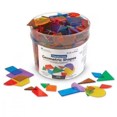 Forme geometrice transparente - 408 piese foto