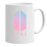 Cana alba personalizata bts army, INOVATIX&reg;. 330 ml, Oem