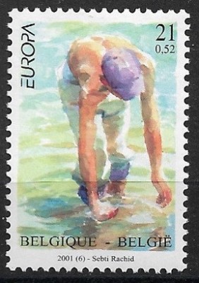 C541 - Belgia 2001 - Europa neuzat,perfecta stare foto
