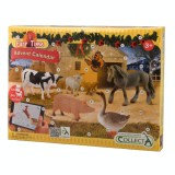 Calendar de craciun collecta cu figurine pictate manual viata la ferma 84178
