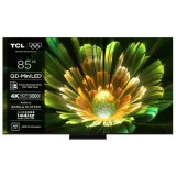Televizor smart Mini LED TCL 85Q7C, 215 cm, Ultra HD 4K, WiFi, CI+, 100 Hz, smart Google TV, Negru