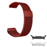 Curea tip Milanese Loop compatibila cu Samsung Galaxy Watch8 Classic 46mm, Metalic Red
