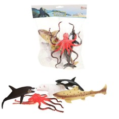 Set 5 figurine animale marine Animal World, Toi-Toys