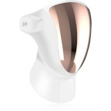 PALSAR7 Professional LED Mask White Gold mască de &icirc;nfrumusețare cu LED pentru față și g&acirc;t Cutie cadou 1 buc