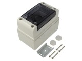 Carcasă modulară IP66 gri SCAME 672.2002 pentru aparatură electrică