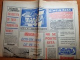 Magazin 10 mai 1969-orasul sfantu gheorghe,meciul de fotbal romania-elvetia