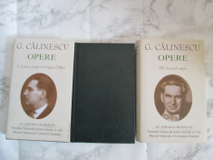 G. Calinescu. Opere (I+II+III) Romane, Academia Romana foto