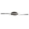 Candelabru led 12w 3000k 94.5x6cm - negru