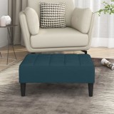 Taburet, albastru, 78x56x32 cm, catifea