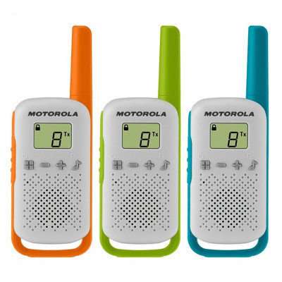 Statii Radio Motorola T42, 16 canale PMR, raza de actiune 4 km, display LCD, indicator nivel baterie, notificare conectare, confirmare trimitere/primi foto