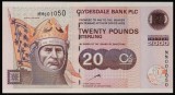 SCOTIA █ bancnota █ 20 Pounds █ 2000 █ P-229B █ Clydesdale █ COMEMORATIV █ UNC