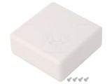 Carcasă universală ABS albă 71x71x21 mm