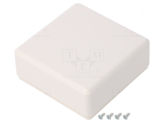 Carcasă universală ABS albă 71x71x21 mm