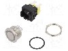 Intrerupator anti-vandalism, ON-OFF, &Oslash;22mm, CANAL ELECTRONIC, PS5-210QH-BUD-0RAC