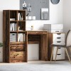 VidaXL Birou de scris rustic Lemn vechi Lemn prelucrat 60 x 40 x 76 cm