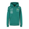 Aston Martin hanorac cu glugă pentru copii official Teamline Replica green F1 Team 2025 - 152 cm (dětsk&eacute;)