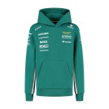 Aston Martin hanorac cu glugă pentru copii official Teamline Replica green F1 Team 2025 - 152 cm (dětsk&eacute;)
