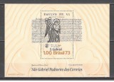 Brazilia.1973 Expozitia filatelica Sf.Gabriel-Bl. GB.45, Nestampilat