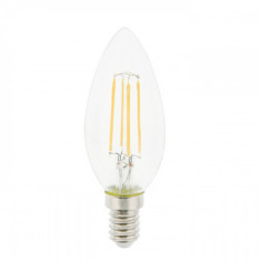 Lampa cu filament retro LED E14 Dimmable Candle 4 W 345 lm 2700 K foto