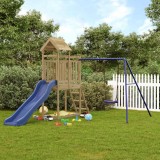 Cumpara ieftin Set de joacă pentru exterior, lemn de pin impregnat