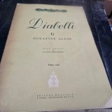 Partitura 6 sonate alese - Diabelli