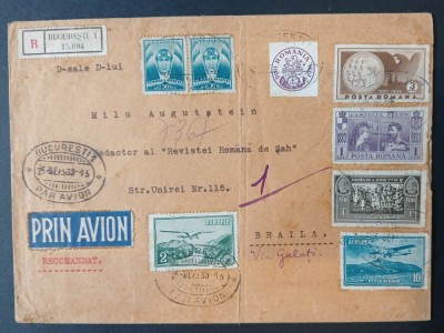 ROMANIA-1938-plic clasic-stampilat foto