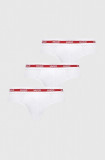 Cumpara ieftin HUGO slip 3-pack bărbați, culoarea alb 50492378