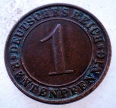 7.685 GERMANIA WEIMAR 1 RENTENPFENNIG 1923 A foto