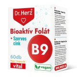 Capsule vegane Acid folic organic+zinc Dr Herz 60 buc