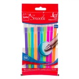 Set Pixuri Ballpoint Cello Smooth, 1.0 mm, Multicolor, 10 bucăți, Oem