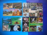 HOPCT LOT NR 475 ANIMALE WW -FAUNA-4 CARTI POSTALE-CIRCULATE, Circulata, Printata