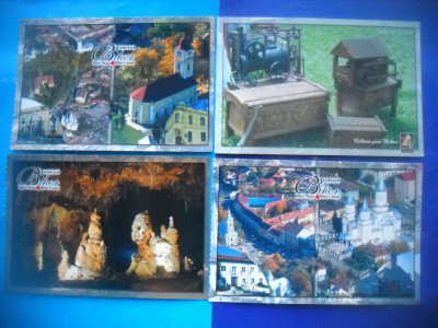 HOPCT LOT 2709 MARGHITA-BEIUS-PESTERA URSILOR-BIHOR-4 CARTI POSTALE-NECIRCULATE foto